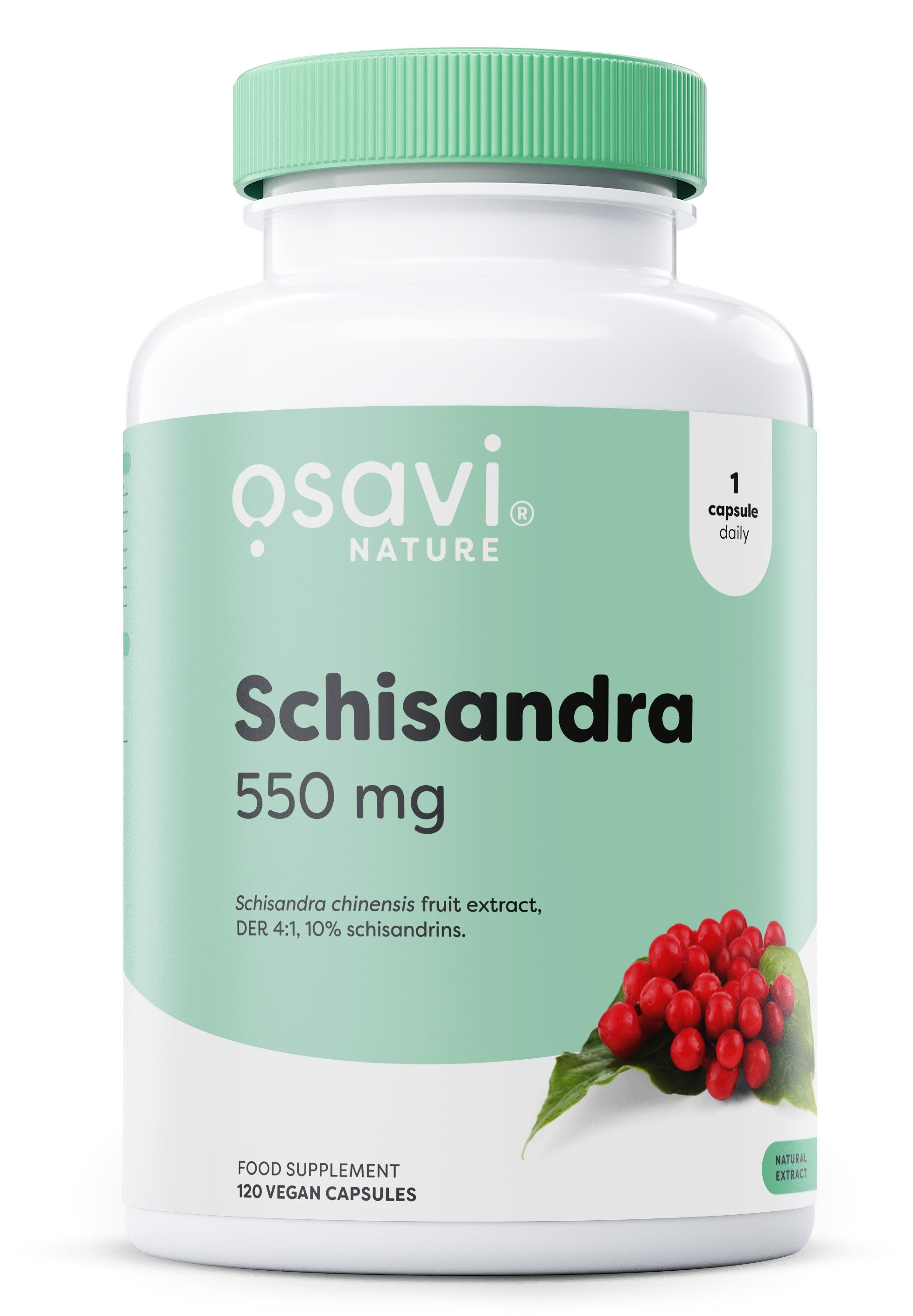 Schisandra, 550 mg - 120 vegan caps - Osavi