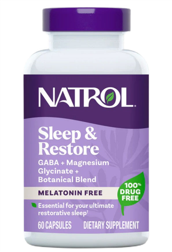 Sleep & Restore Melatonin Free - 60 caps - Natrol