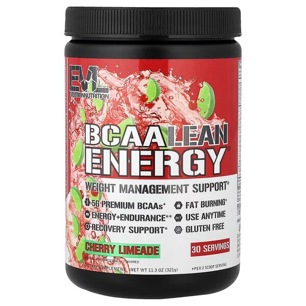 BCAA Lean Energy, Cherry Limeade - 321 grams - EVLution Nutrition