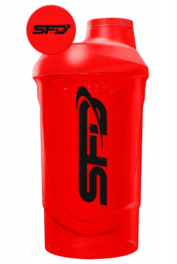 SFD Shaker, Fire Red - 600 ml. - Allnutrition