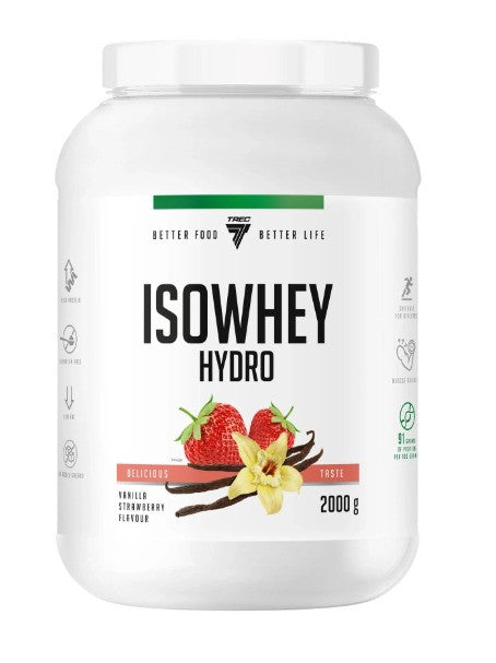 Isowhey Hydro, Vanilla Strawberry - 2000 grams - Trec Nutrition