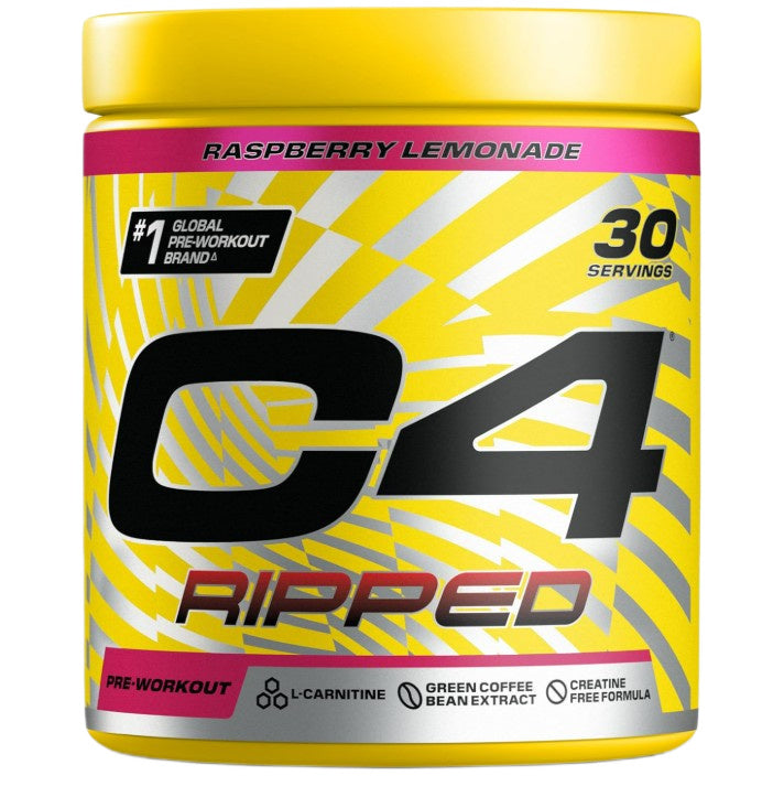 C4 Ripped, Raspberry Lemonade - 192 grams - Cellucor