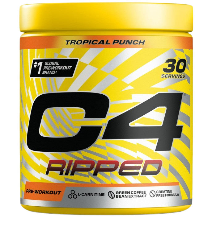 C4 Ripped, Tropical Punch - 189 grams - Cellucor