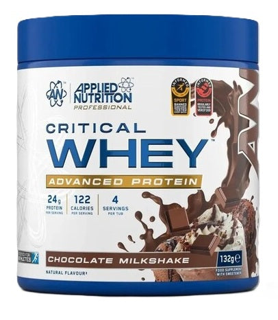 Critical Whey, Chocolate Milkshake - 132 grams (4 servings) - Applied Nutrition