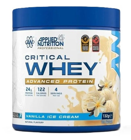 Critical Whey, Vanilla Ice Cream - 132 grams (4 servings) - Applied Nutrition