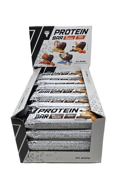 Protein Bar, Peanut & Caramel - 24 x 49g - Trec Nutrition