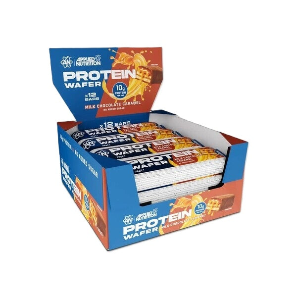 Protein Wafer, Milk Chocolate Caramel - 12 x 39g - Applied Nutrition