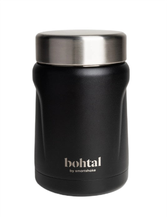 Bohtal Insulated Food Jar, Black - 550 ml. - SmartShake