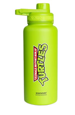 Bohtal Insulated Sports Bottle - TMNT, Classic Logo Green - 960 ml. - SmartShake