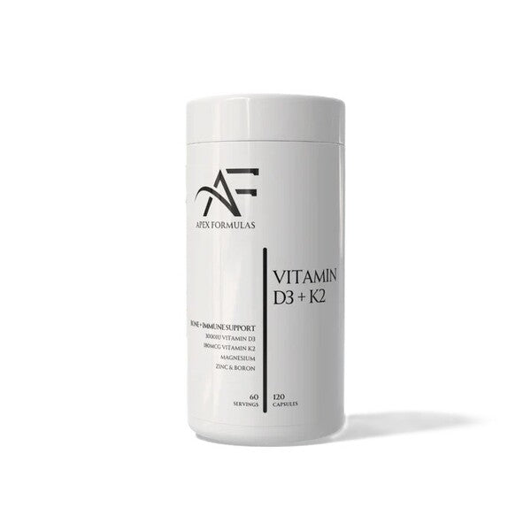 Vitamin D3+K2 - 120 caps - Apex Formulas