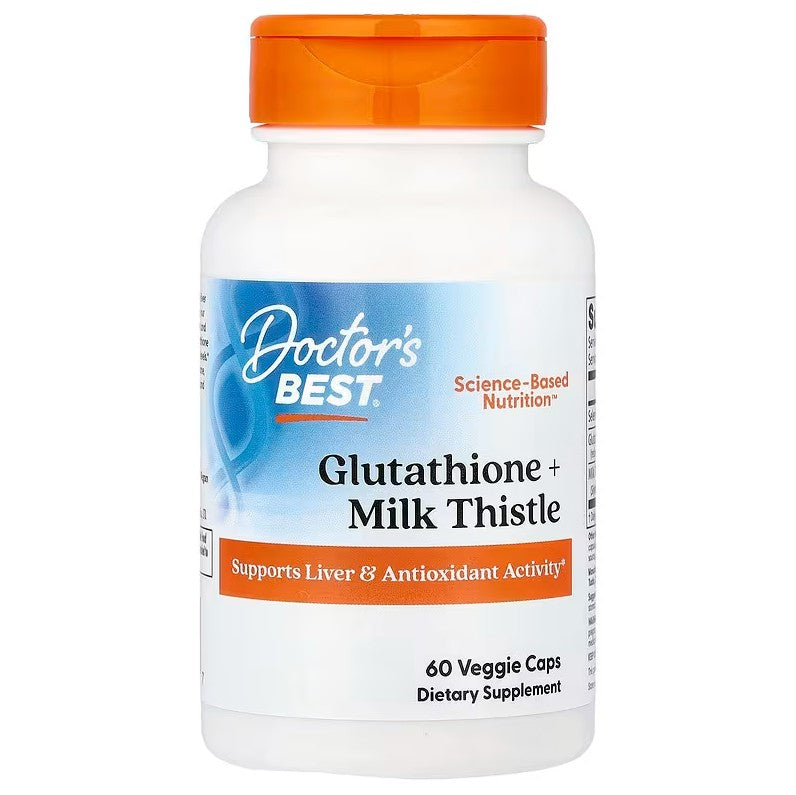 Glutathione + Milk Thistle - 60 vcaps - Doctor's Best