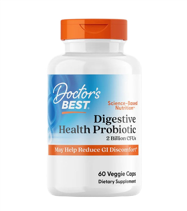 Digestive Health Probiotic 2 Billion with LactoSpore - 60 vcaps - Doctor's Best