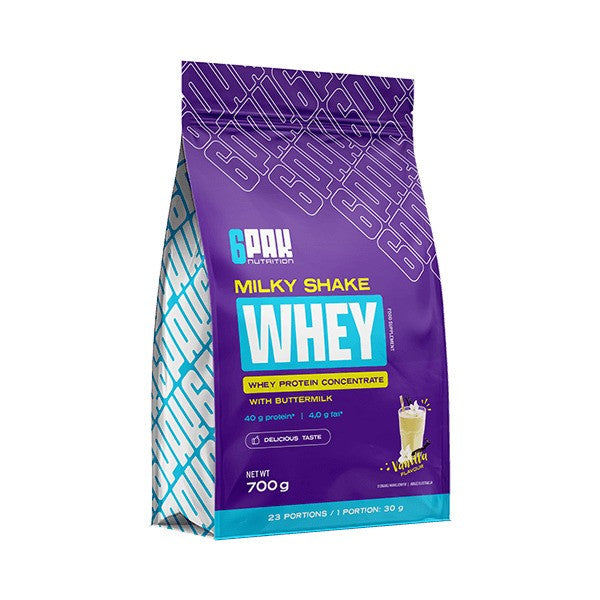 Milky Shake Whey, Vanilla - 700 grams - 6PAK