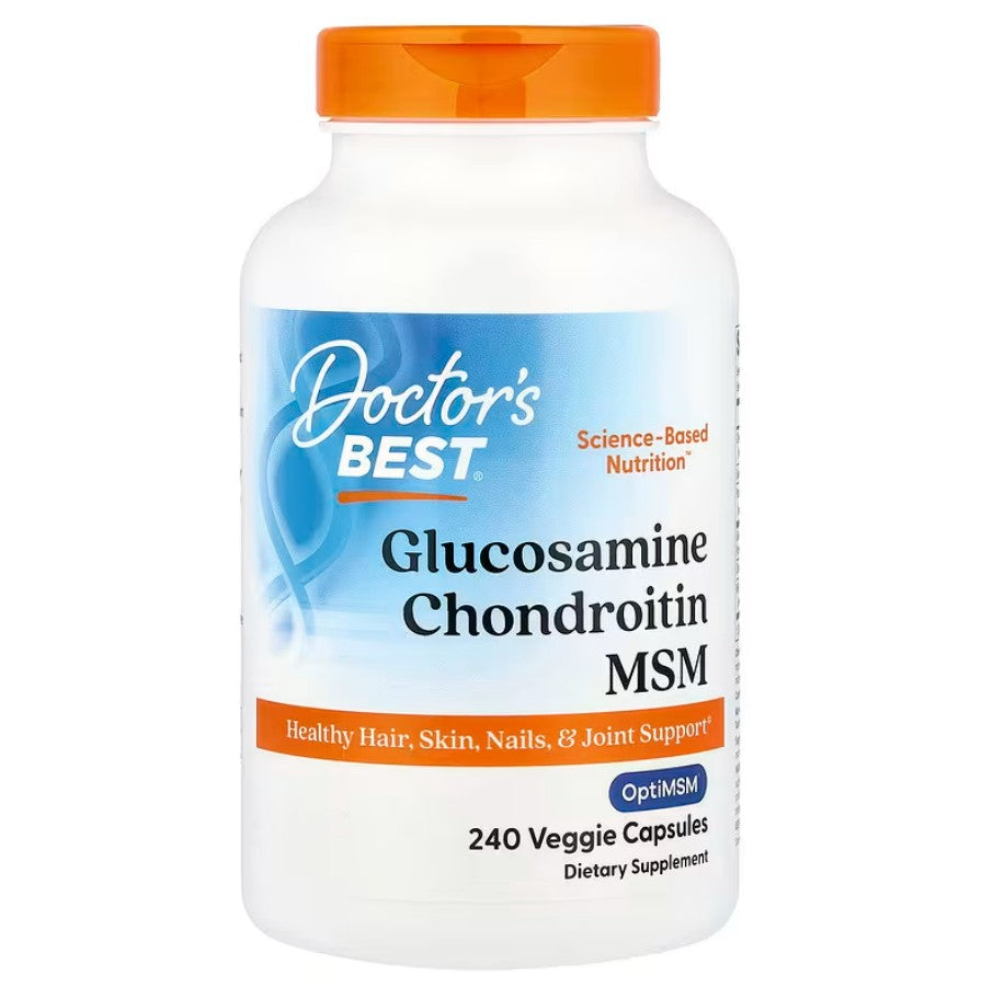 Glucosamine Chondroitin MSM with OptiMSM - 240 caps - Doctor's Best