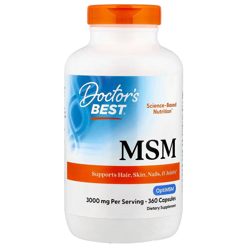 MSM with OptiMSM, 3000mg - 360 caps - Doctor's Best