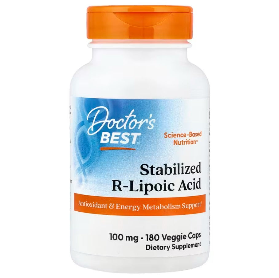 Stabilized R-Lipoic Acid, 100mg - 180 vcaps - Doctor's Best