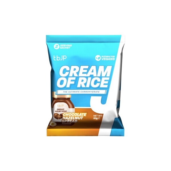 Cream of Rice, Chocolate Hazelnut Spread - 50 grams (2 servings) - Trained by JP