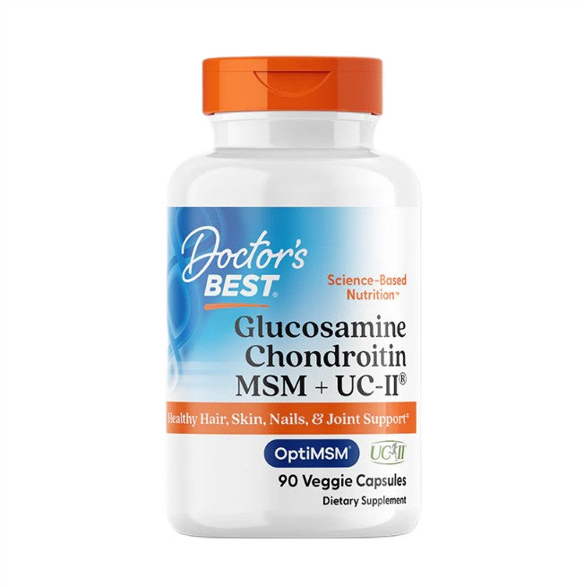 Glucosamine Chondroitin MSM + UC-II - 90 vcaps - Doctor's Best