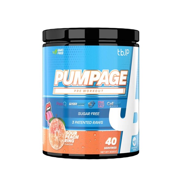 Pumpage, Sour Peach Ring - 400 grams - Trained by JP