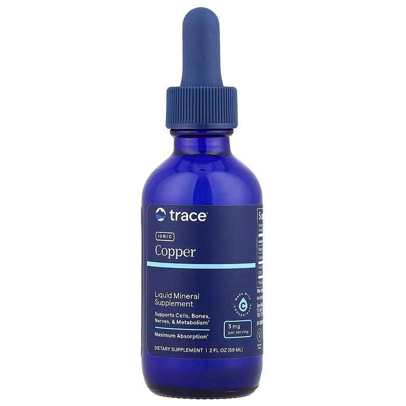 Ionic Copper, 3mg - 59 ml. - Trace Minerals