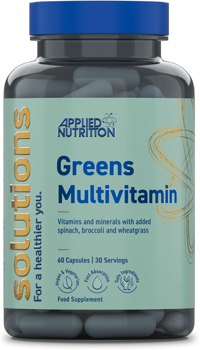 Solutions Greens Multivitamin - 60 caps - Applied Nutrition