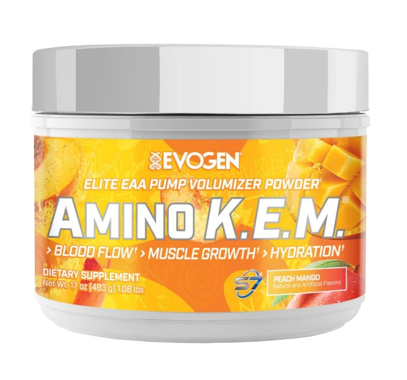 Amino K.E.M. EAA, Peach Mango - 483 grams - Evogen