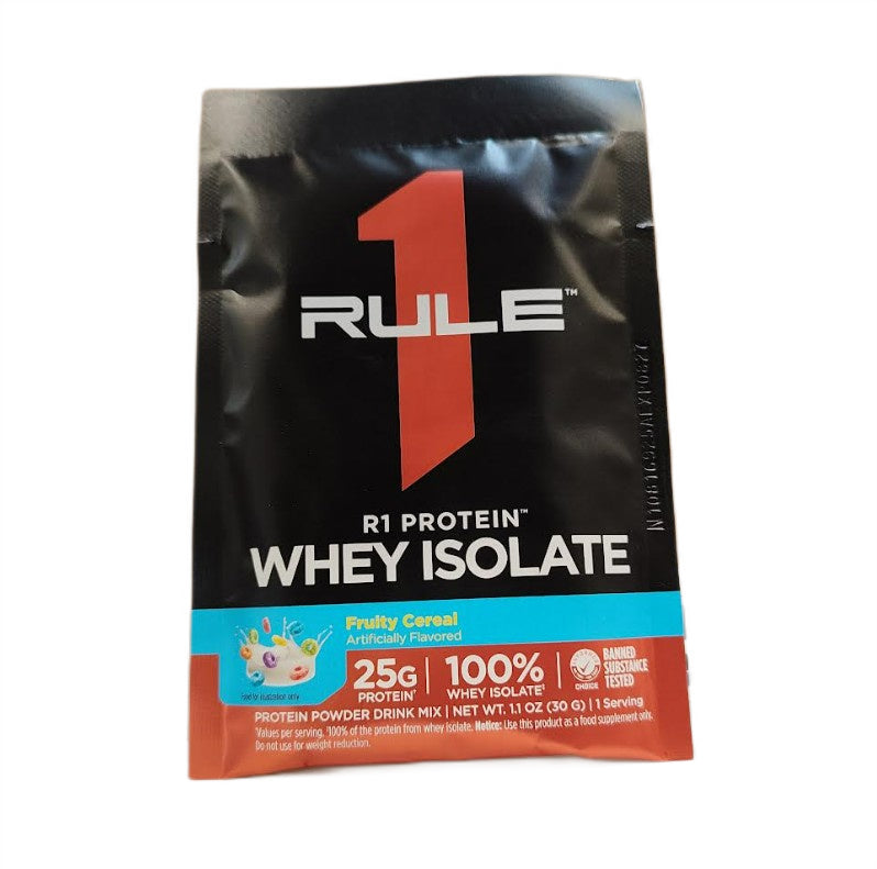 Whey Protein Isolate, Fruity Cereal - 30 grams (1 serving) - Rule One