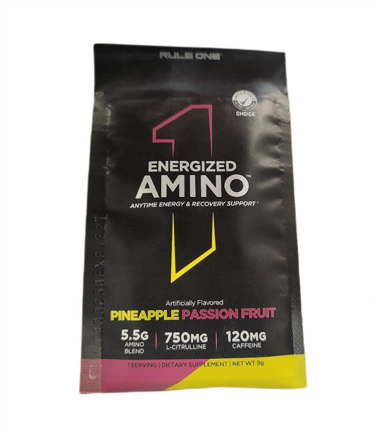 Energized Amino, Pineapple Passion Fruit - 9 grams (1 serving) - Rule One
