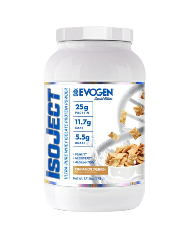 IsoJect, Cinnamon Crunch - 775 grams - Evogen
