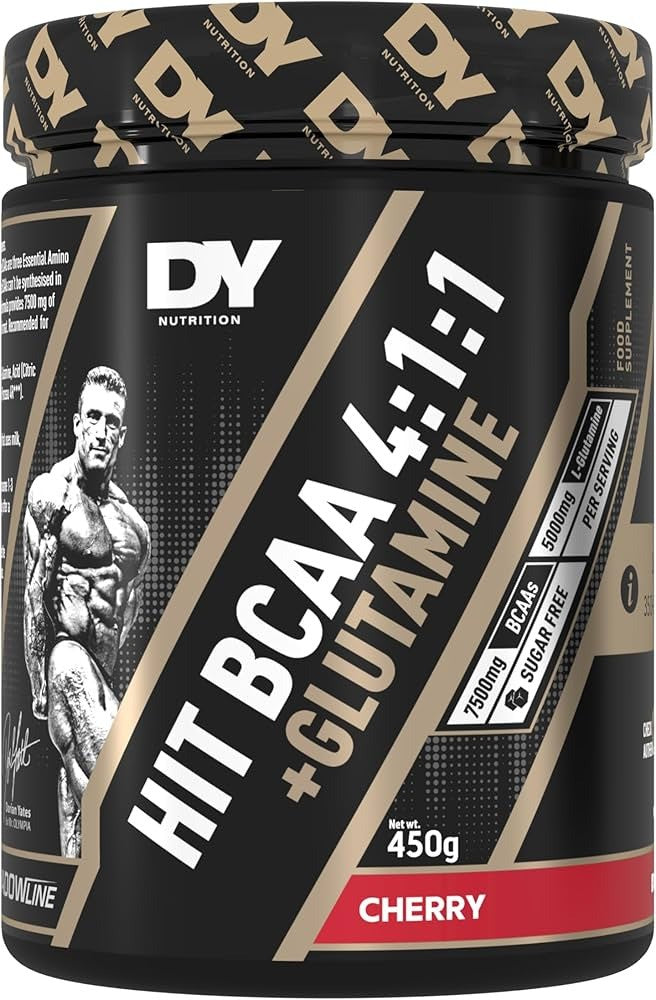 HIT BCAA 4:1:1 + Glutamine, Cherry - 450 grams - Dorian Yates