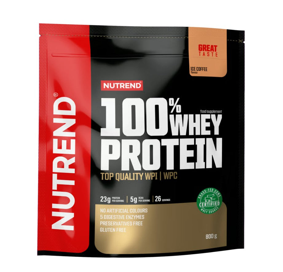 100% Whey Protein, Ice Coffee - 800 grams - Nutrend