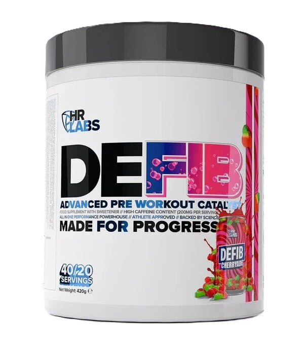 Defib Advanced Pre Workout Catalyst, Cherryade - 420 grams - HR Labs