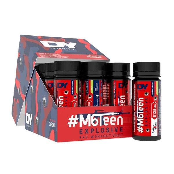 #M6Teen Explosive Pre-Workout Shot, Mojito - 12 x 60ml. - Dorian Yates
