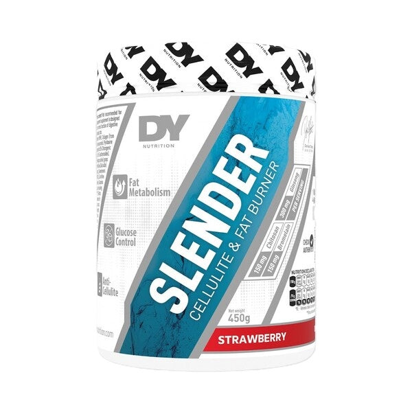 Slender Cellulite & Fat Burner, Strawberry - 450 grams - Dorian Yates