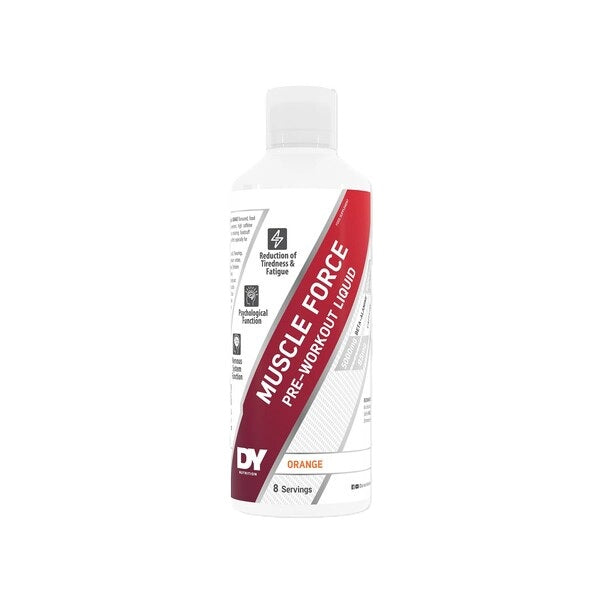 Muscle Force Liquid Pre-Workout, Orange - 500 ml. - Dorian Yates