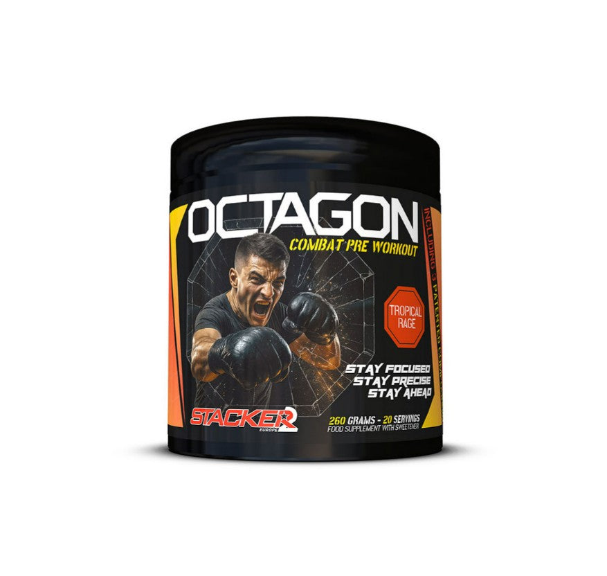 Octagon Pre Workout, Tropical Rage - 260 grams - Stacker2 Europe