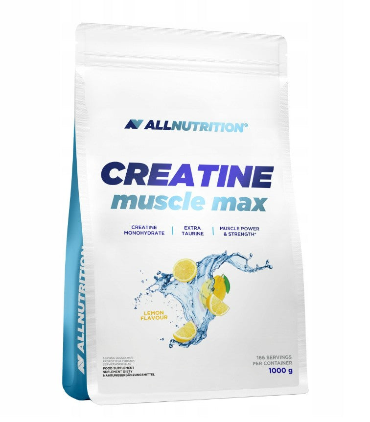 Creatine Muscle Max, Lemon - 1000 grams - Allnutrition