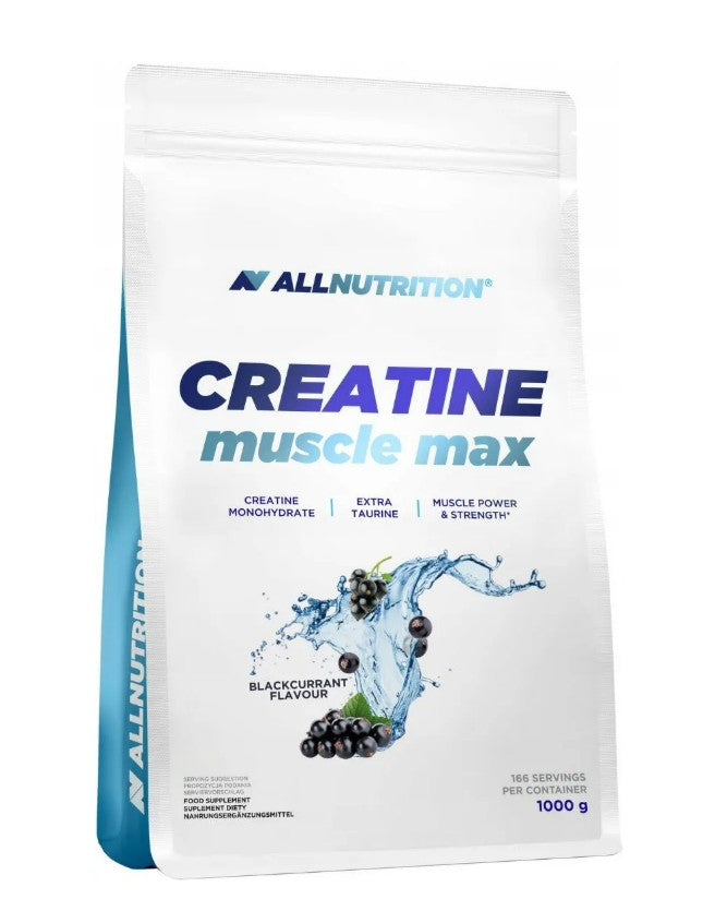 Creatine Muscle Max, Blackcurrant - 1000 grams - Allnutrition