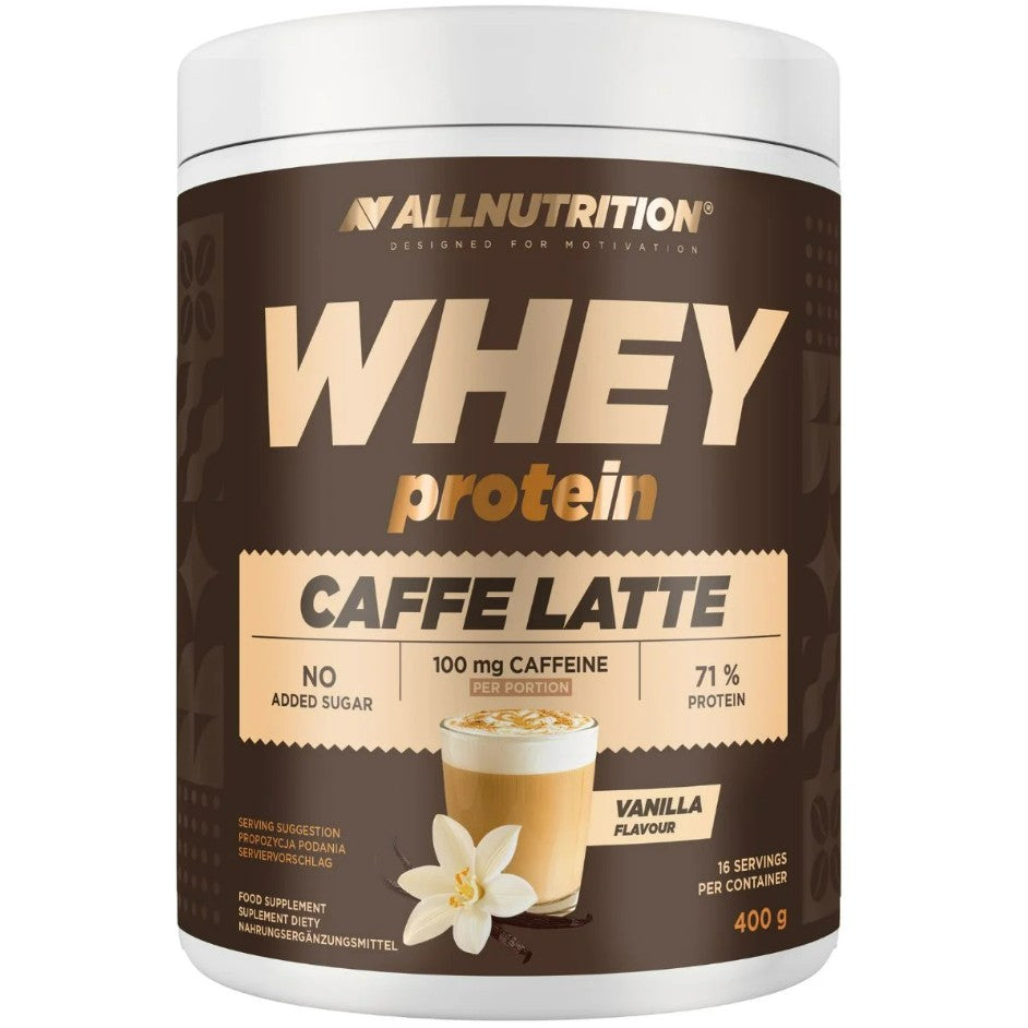 Whey Protein Caffe Latte, Vanilla - 400 grams - Allnutrition