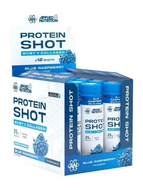 Protein Shot, Blue Raspberry - 12 x 100 ml. - Applied Nutrition