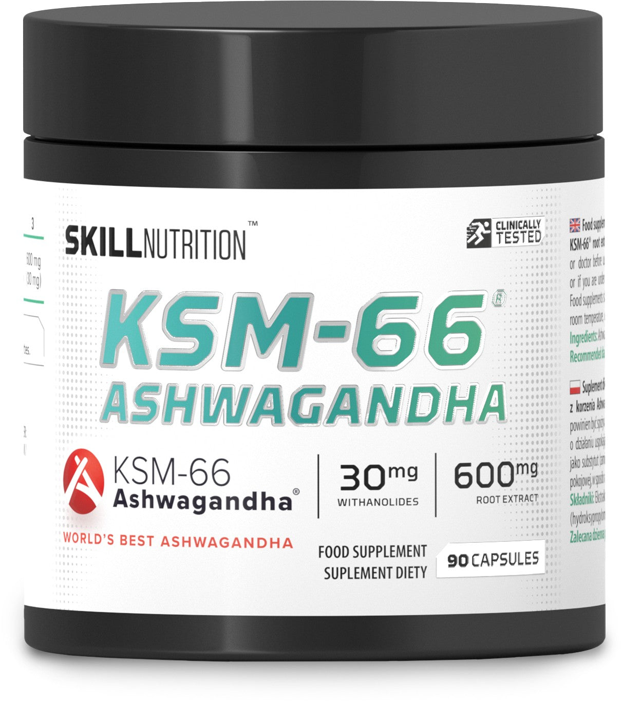 KSM-66 Ashwagandha - 90 vegan caps - Skill Nutrition