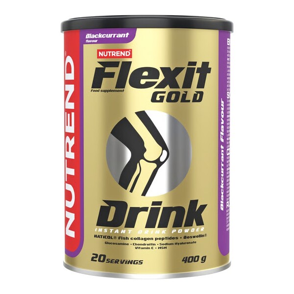 Flexit Gold Drink, Blackcurrant - 400 grams - Nutrend