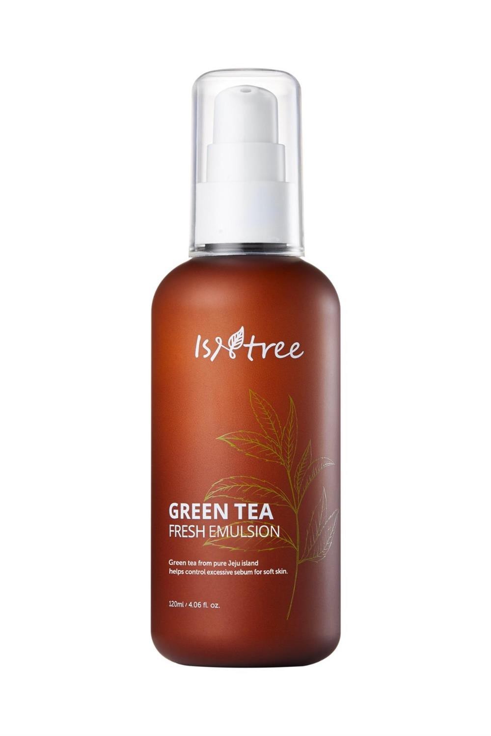 Isntree zaļās tējas atsvaidzinošā emulsija - 120 ml