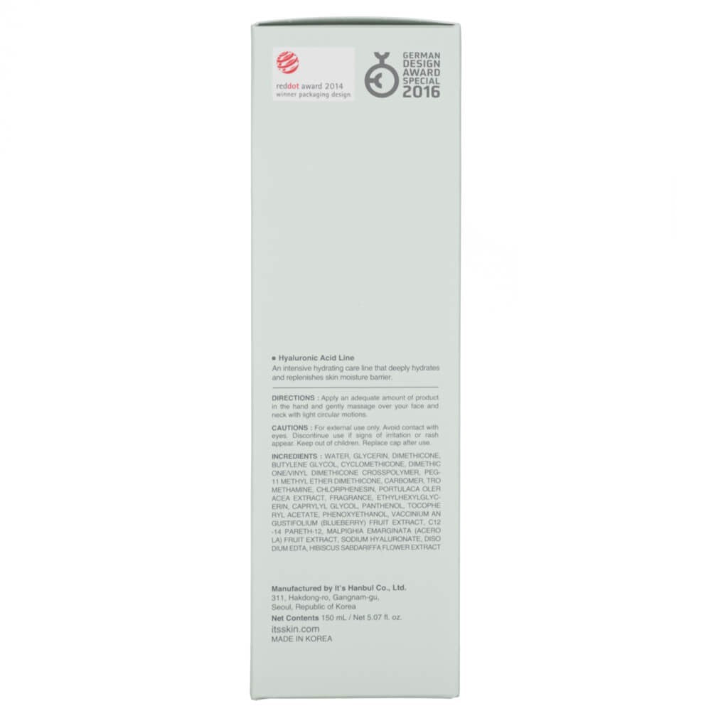It's Skin hialuronskābes mitrinošā emulsija+ - 150 ml