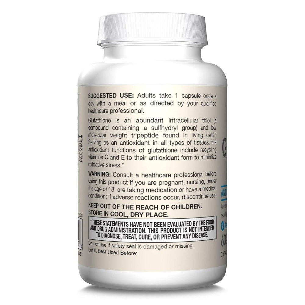Jarrow Formulas Samazinātais glutationas 500 mg - 60 kapsulas