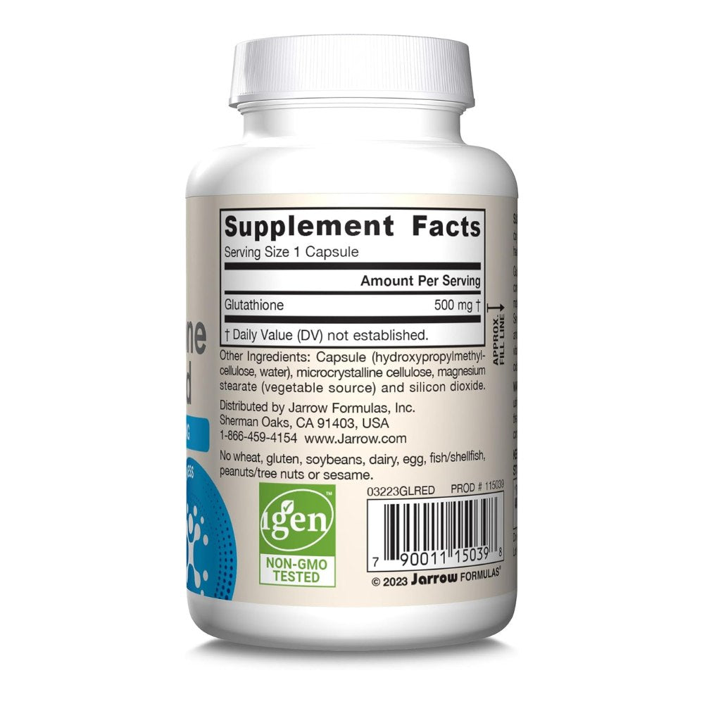 Jarrow Formulas Samazinātais glutationas 500 mg - 60 kapsulas