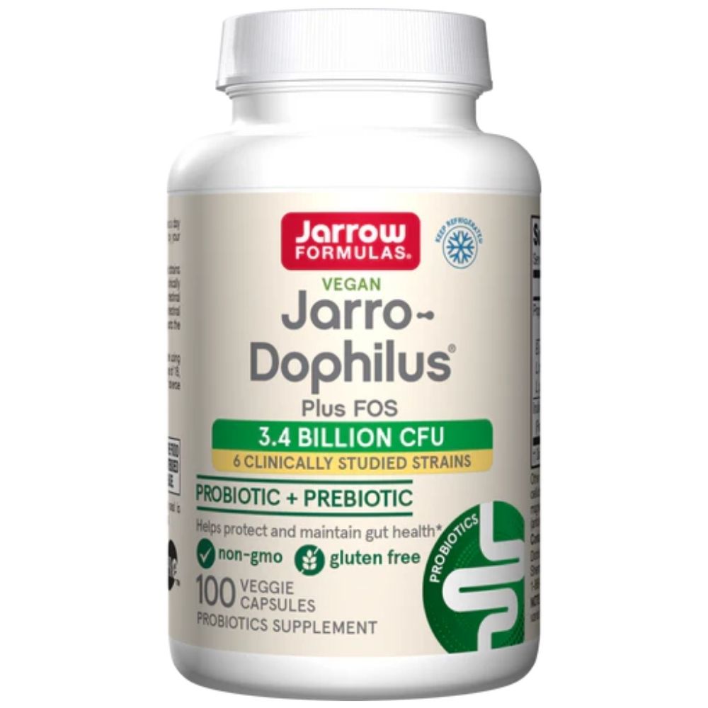 Jarrow Formulas Jarro-Dophilus + FOS (sinbiotikas) - 100 kapsulas