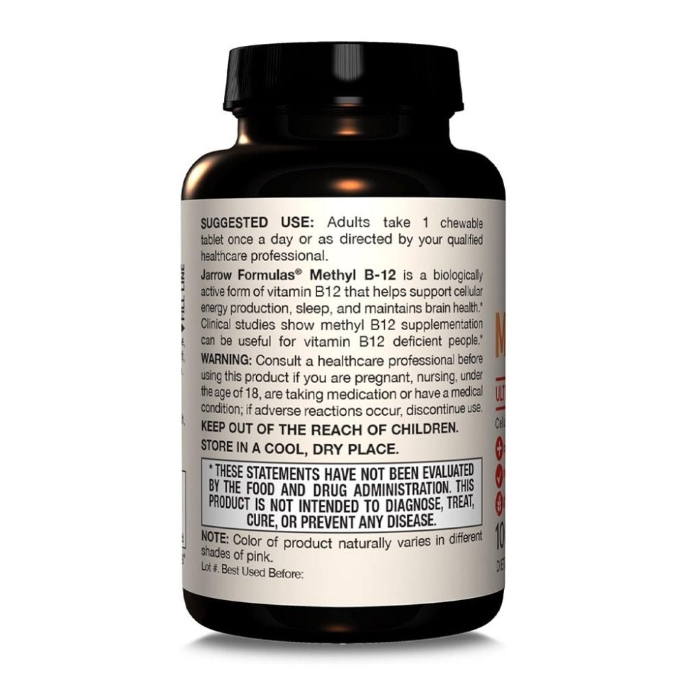 Jarrow Formulas metil B-12 2500 mcg - 100 tabletes