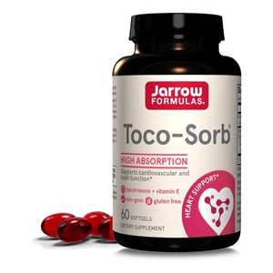 Jarrow Formulas Toco-Sorb, mišrūs tokotrienoliai ir vitaminas E - 60 minkštųjų gelių - Magnis.lt