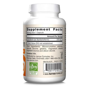 Jarrow Formulas Laktoferīns 250 mg - 60 kapsulas